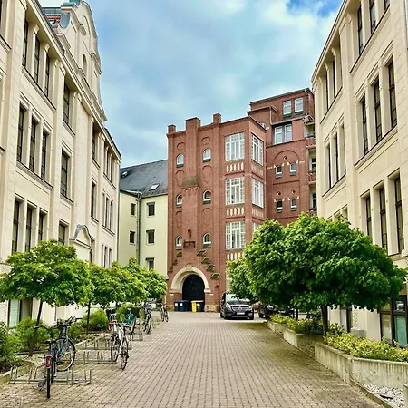 Meos 3 -Zentrum-Hofblick-Gym-Netflix Leipzig Exterior foto
